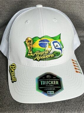 World Cup 2026 Fan Gear - Brazil Soccer - Outdoor Cap Trucker Hat – Summer